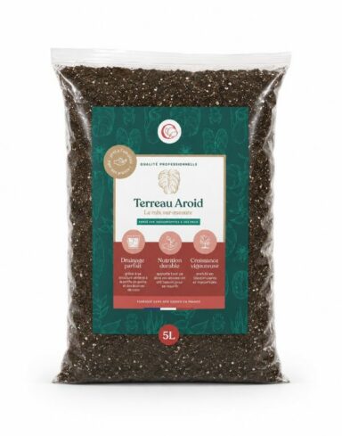 Terreau Aroïd Premium pour Aracées - Substrat enrichi en Mycorhize et Bacillus