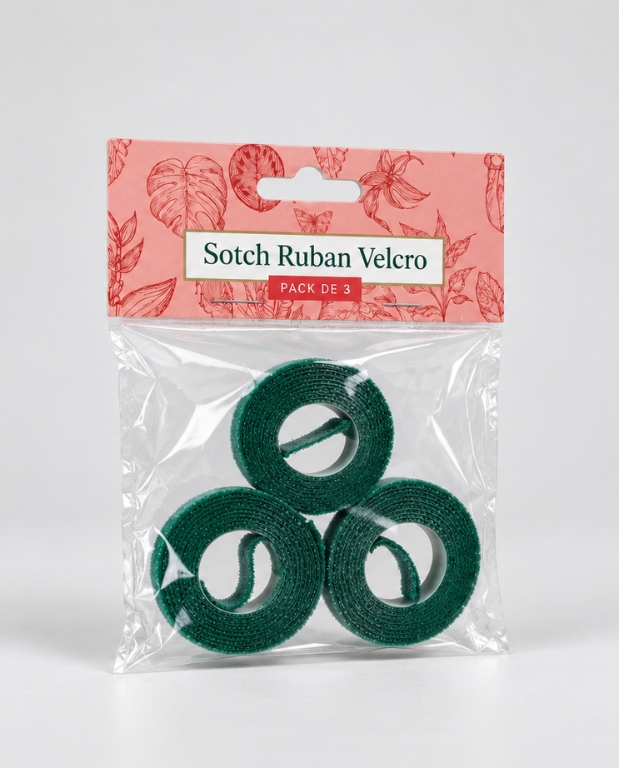 scotch velcro pour plante grimpante