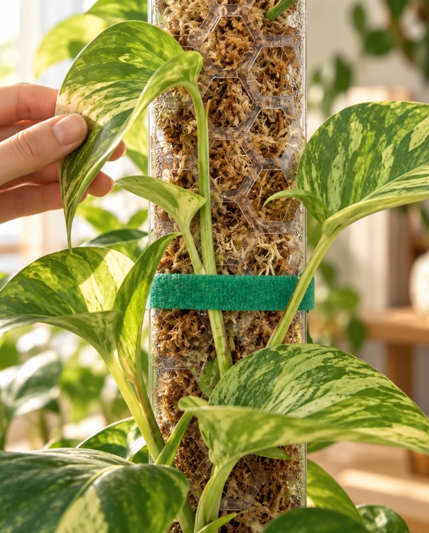 scotch velcro pour plante grimpante
