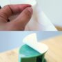 clips de fixation murale forme de feuille auto-adhesive