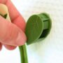 clips de fixation murale forme de feuille auto-adhesive