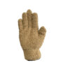 Gants beige de nettoyage pour plantes - Anti-calcaire
