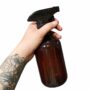 Vaporisateur plastique ambre 500ml pour plantes d'intérieur