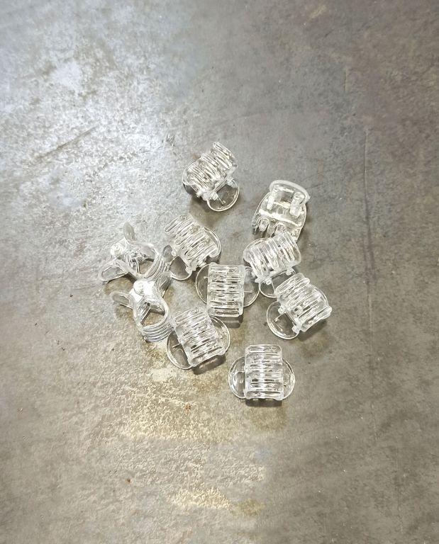 Pinces transparentes pour Plante x10 - Clips pour tuteur