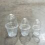 Pots de Semis transparent ronds avec Couvercles dôme
