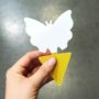 pièges jaunes englués papillon