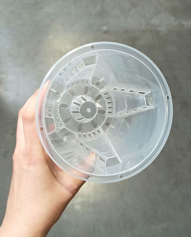 Pot Transparent profond pour Aracées – Parois Micro-Perforées