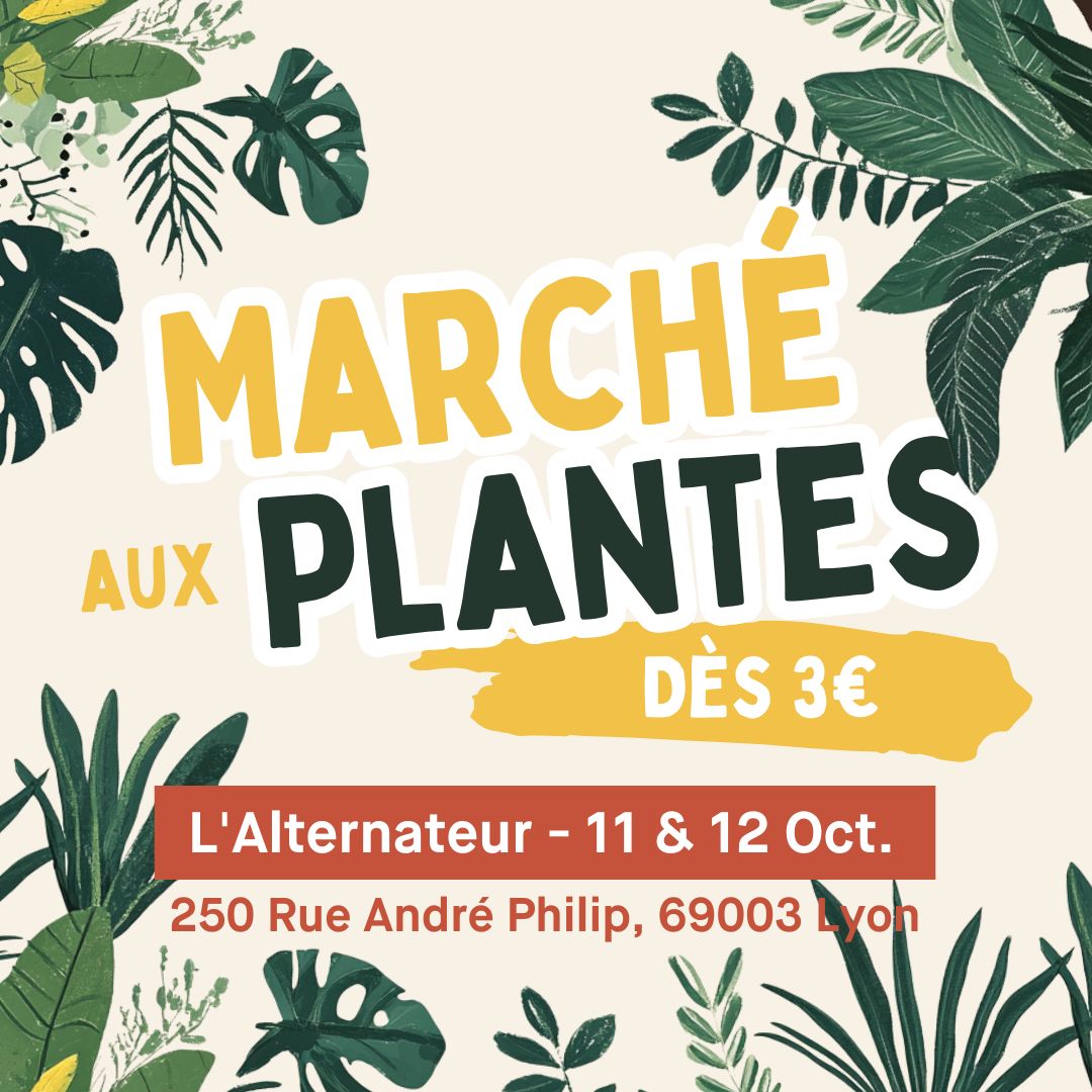 marché aux plantes Lyon