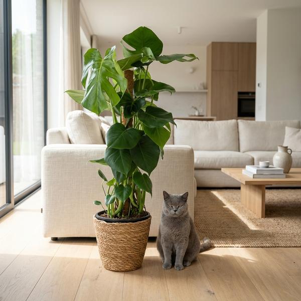 monstera deliciosa avec tuteur
